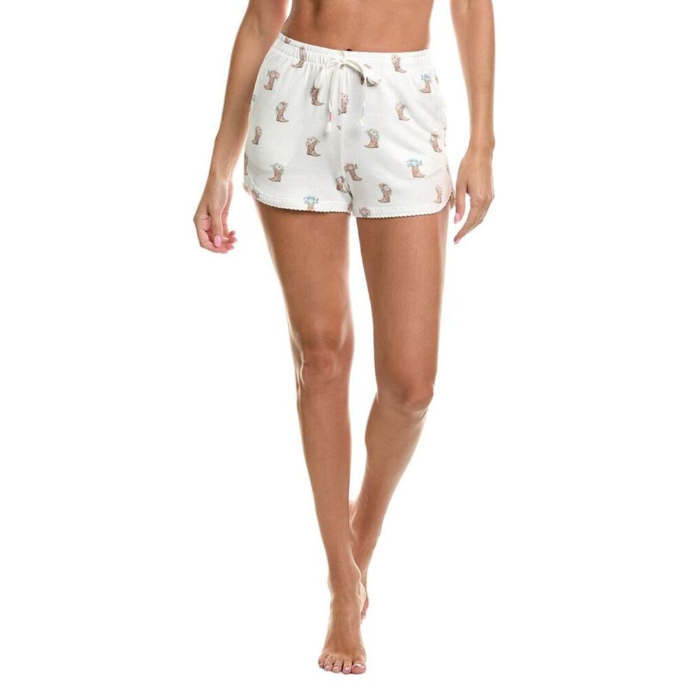 Pj Salvage Womens  Western Blooms Short, Ivory
